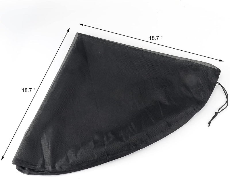 Owl Focus 37.5 Inch Mesh Cover for Rain Barrel,Rain Bucket Leaf Filter Screen Cover,Pack of 2 - Image 2